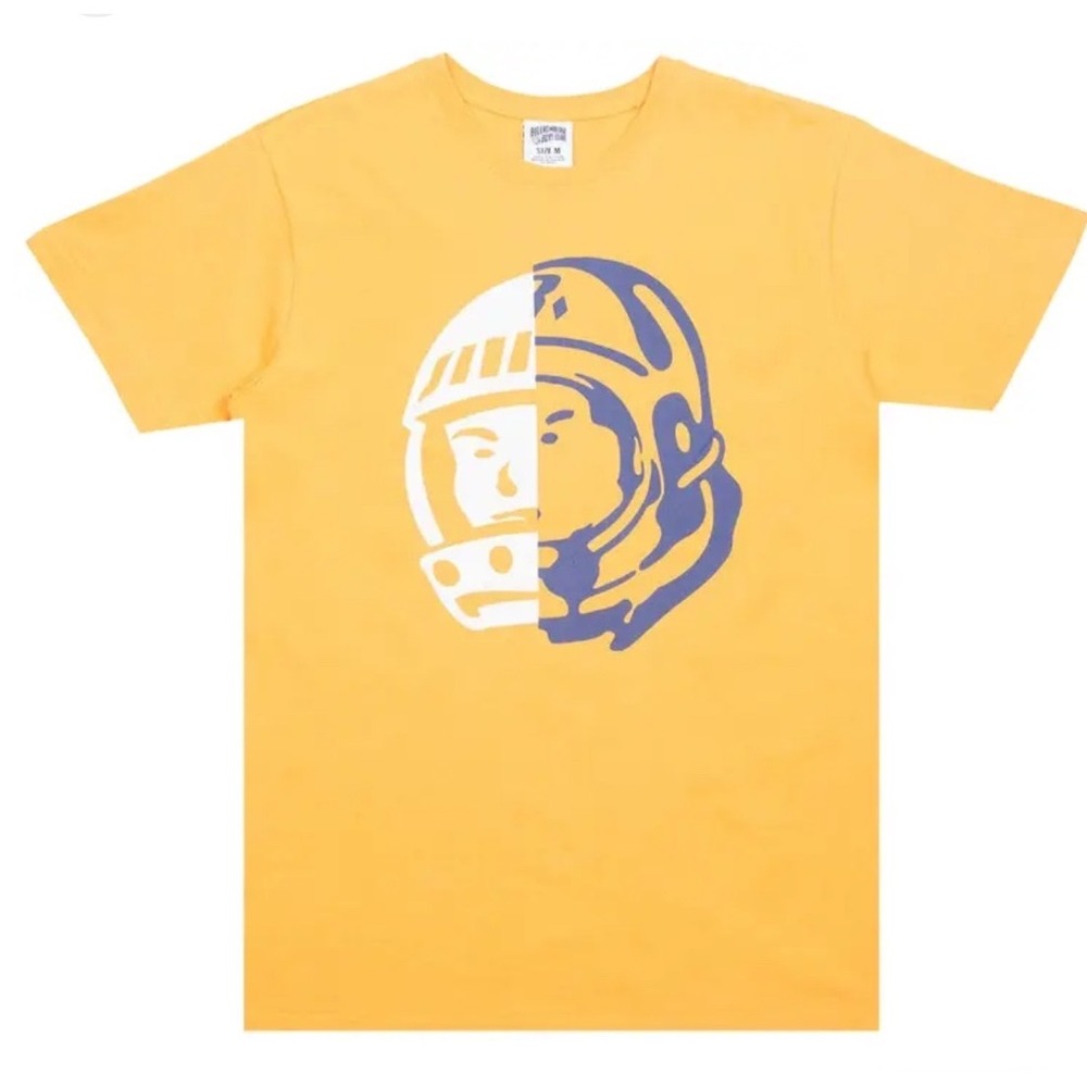 Billionaire Boys‎ Club Spacewalk Tee Yellow Astronaut Graphic Shirt Mens Size L